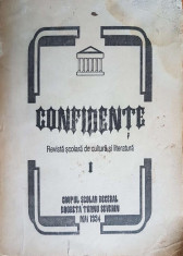 Confidente - Revista scolara de cultura si literatura foto