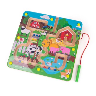 Puzzle labirint - Ferma PlayLearn Toys foto