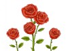 Sticker decorativ, Trandafiri, 150 cm, 403STK-3, natura si peisaje