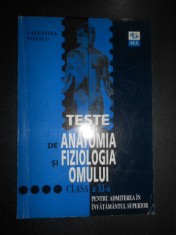 Valentina Nitescu - Teste de anatomia si fiziologia omului. Clasa a XI-a (1996)