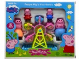 Set figurine Peppa Pig Happy Family cu carusel