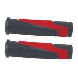 Mansoane, CAPER, TPR Forma ergonomica Antialunecare, BiColor (Negru, Rosu), 130mm, bicicleta, ARV-00