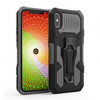 Husa iPhone 11 Pro 5.8 Plastic Warrior Gri Antishock foto