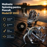 Mulineta Spinning pentru Pescuit, Model EF 2000