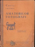 C768N C&acirc;teva cuvinte amatorilor fotografi, broșură de reclamă a firmei Gevaert, fără an, perioada interbelică, editată de Uzinele Gevaert