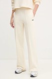 Fila pantaloni de trening Lauka culoarea bej, neted, FAW0910