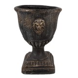 Cumpara ieftin Ghiveci flori ceramica gri aurie 31x41 cm