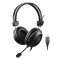 CASTI A4tech, cu fir, standard, utilizare multimedia, microfon pe brat, conectare prin USB 2.0, negru, &quot;HU-35&quot;, (timbru verde 0.8 lei)