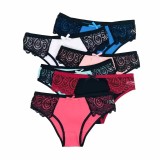 Cumpara ieftin Set 6 perechi de chiloti pentru dama, CH070, Multicolor