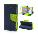 Toc FlipCover Fancy Sony Xperia E3 NAVY-LIME