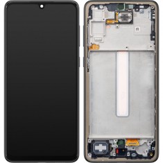 Display cu Touchscreen Samsung Galaxy A33 5G A336, cu Rama, Negru, Service Pack GH82-28143A foto