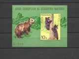 ROMANIA 1980 ANUL EUROPEAN AL OCROTIRII NATURII URSI LP 1006, Nestampilat