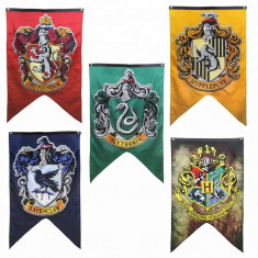 Steag Harry Potter Casa Slytherin &amp;amp;#8211; Banner pentru Petreceri si Decor, 125cm &amp;amp;#8211; 75cm foto