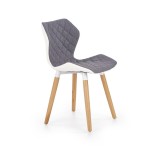 Scaun living tapitat HM K277 alb - gri