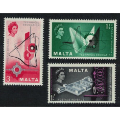 Malta 1958 - Technical education, serie neuzata