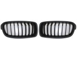 Set 2 buc. grila masca fata fata BMW 3/3 GT (F30/31/34/35), 01.2012-12.2019, partea stanga, type Sport; negru; Tuning,