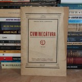 GEORGE MIHAIL-ZAMFIRESCU - CUMINECATURA , ED. 1-A , 1925 , DEDICATIE !!!