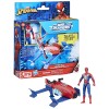SPIDERMAN SET VEHICUL HYDRO JET SI FIGURINA SPIDER MAN 10CM, SPIDER-MAN