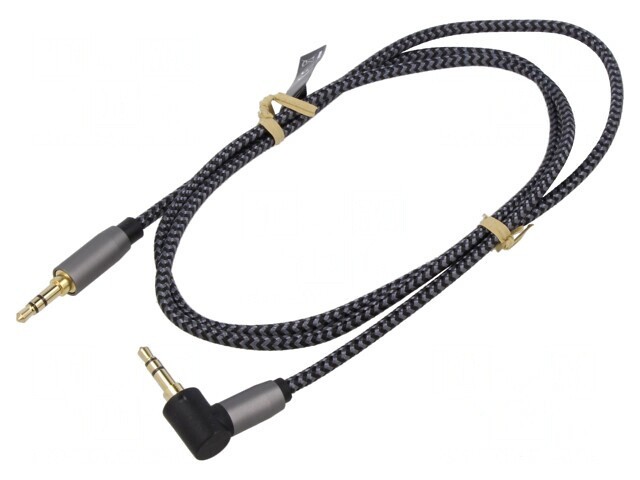 Cablu Jack 3,5mm 3pin Unghi 1m