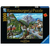 PUZZLE ORASUL BANFF, 1000 PIESE, Ravensburger