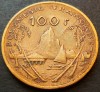 Moneda exotica 100 FRANCI - POLINEZIA FRANCEZA, anul 1976 * cod 3196, Australia si Oceania