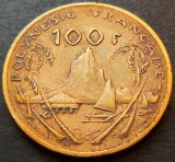 Cumpara ieftin Moneda exotica 100 FRANCI - POLINEZIA FRANCEZA, anul 1976 * cod 3196