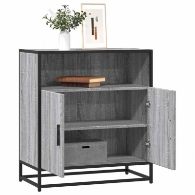 vidaXL Bufetă gri Sonoma 68x35x76 cm din lemn prelucrat 849002 foto