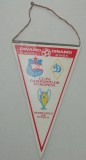 D9 - Fanion - fotbal - Dinamo Bucuresti - Dinamo Minsk - CCE - 21 mart 1984