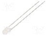 Dioda LED, 3mm, alba, 400...1100mcd, 20mA, 3,3...3,8V, LITEON - LTW-42NDP4