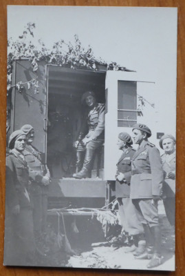 Fotografie interbelica militara ; Ofiteri superiori romani foto
