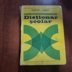 Dictionar scolar de Dumitru I.Hancu