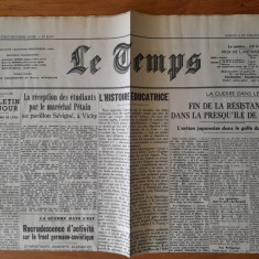 ZIar Vechi -Le Temps 1942 -stiri al doilea Război mondial.