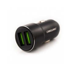 Adaptor bricheta auto cu carcasă metalică la USB 2400mA cu 2 porturi USB