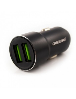 Adaptor bricheta auto cu carcasă metalică la USB 2400mA cu 2 porturi USB foto