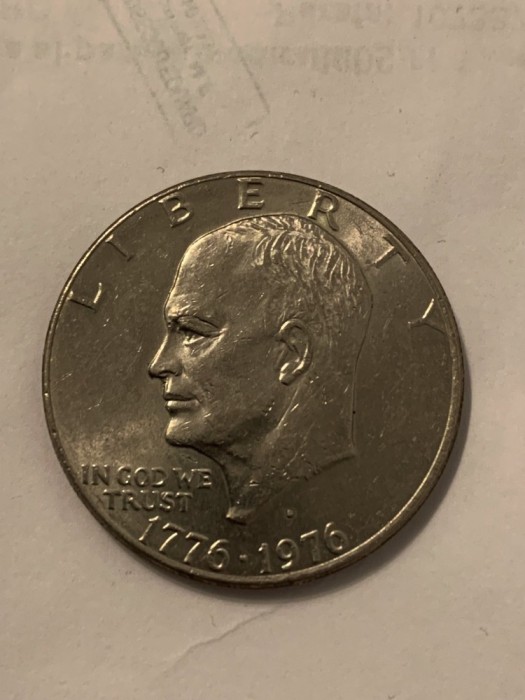 Moneda 1 Dollar 1976 D - Eisenhower Dollar Bicentenar