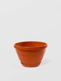 Ghiveci Lalea cu Tava, STERK, 20X11 cm, Plastic Maro