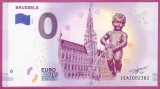 !!! X.RARR : 0 EURO SOUVENIR - BELGIA , BRUXELLES , MANNEKEN PIS - 2019.1 - UNC
