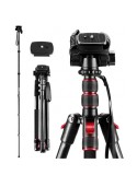 Cumpara ieftin Trepied,monopied profesional 2in1 pentru camere,aparate foto,cu filet universal 1 4,inaltime max 200 cm - Andoer