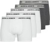 JACK JONES Jactrunks Boxeri pentru barbati, pachet de 5, Marimea XL, 3 albi si 2 gri - OUTLET