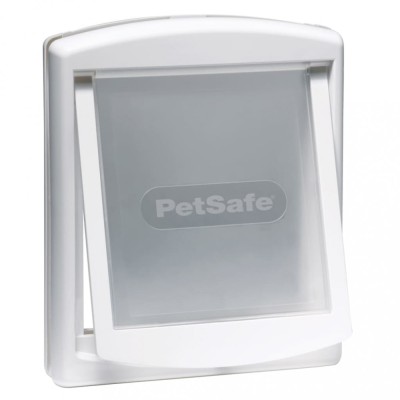 PetSafe Ușă pentru animale de companie 2 căi 740 medie alb 26,7x22,8cm foto