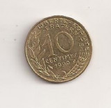 Moneda Franta - 10 Centimes 1990 v2, Europa