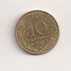 Moneda Franta - 10 Centimes 1990 v2