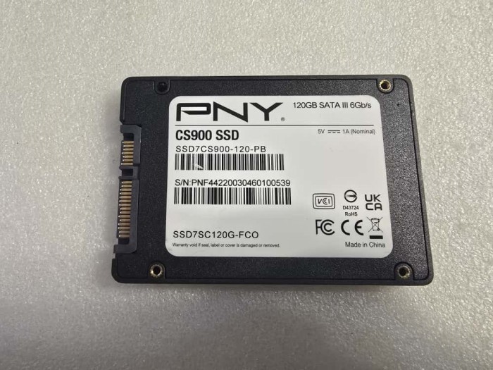 Solid-State Drive (SSD) PNY 120GB CS900 SATA III 2.5&quot; CS900-120