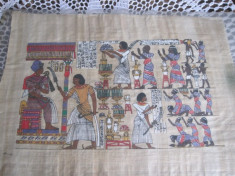 EGIPT PAPIRUS ORIGINAL NR .3 foto