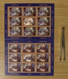 Crăciun 2023 &mdash; minicoală de 8 timbre și 1 vinietă, LP 2443d