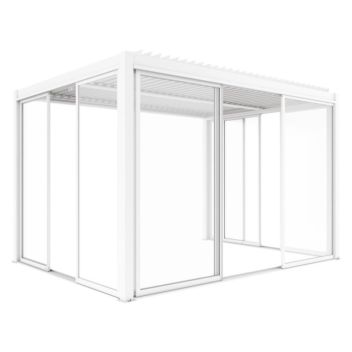 Uși glisante LUXE S8 270x218cm p&acirc;nă la 3 m albe