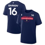 Florida Panthers tricou de bărbați 2025 Stanley Cup Champions Name &amp;amp; Number Aleksander Barkov #16 - XL