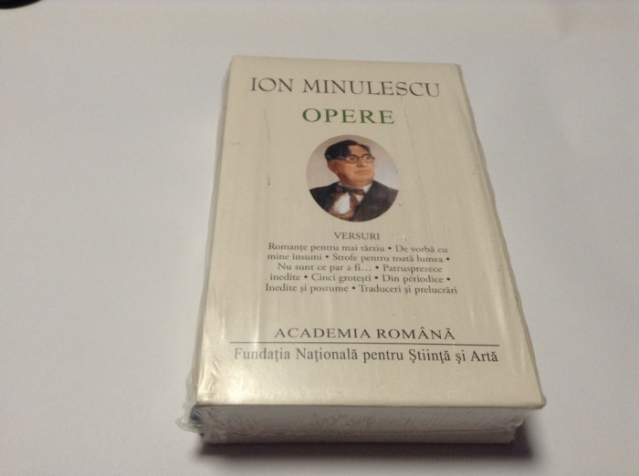 ION MINULESCU - OPERE - VERSURI EDITIE DE LUX--RF10/0