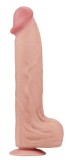 Dildo Realist King Sized Sliding Skin, TPE, Natural, 36 cm