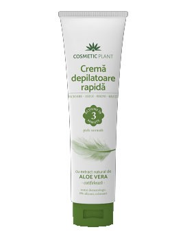 Crema Depilatoare Rapida cu Aloe Vera 150ml Cosmetic Plant foto